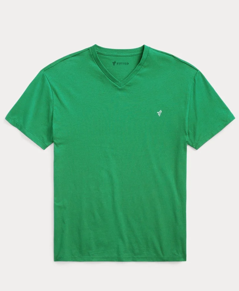Green V Neck - view 2
