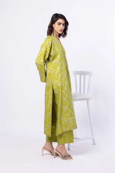 Printed Oak Silk Pants - SB25-VG_MULTI