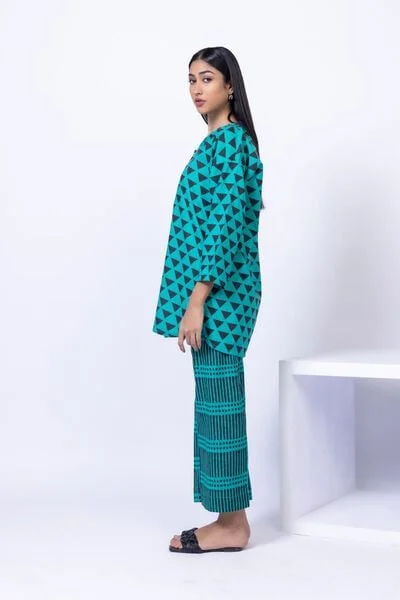 Printed Cambric Pants - 25-01EX6-12BA-VG_MULTI