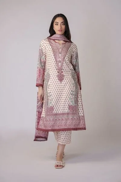 Printed Cotton Dobby Kurta - DDNN04AA-VG_MULTI