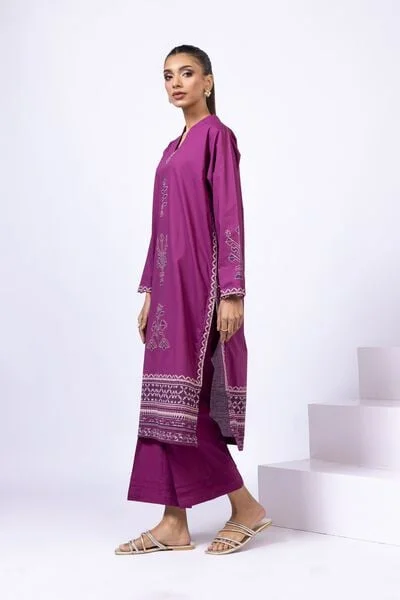 Dyed Cambric Pants - 25-01E10-01BA-VG_MULTI