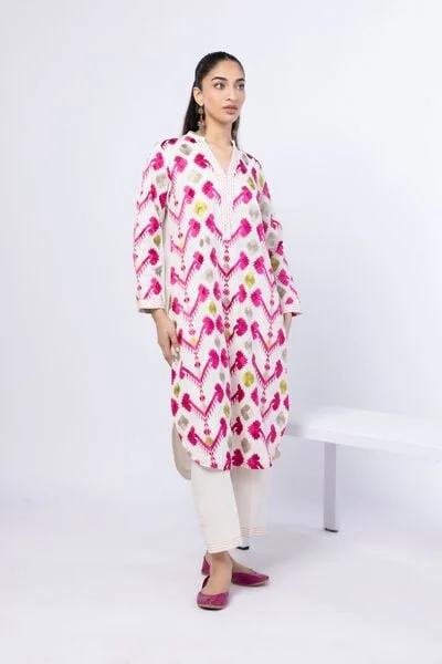 Dyed Handwoven Cotton Pants - 25-02K1-05BAB-VG_MULTI