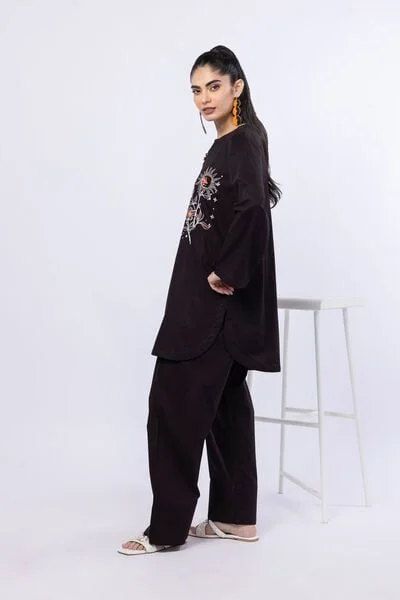 Dyed Crosshatch Poplin Pants - 25-07-7E1-12BA-VG_MULTI