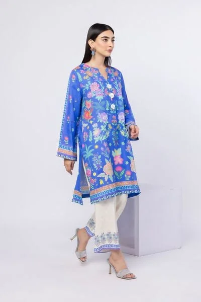 Printed Thai Silk Pants - 25-04S19-06BA-VG_MULTI