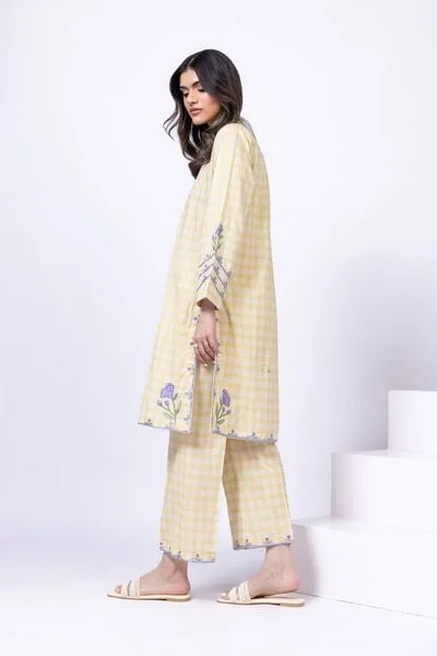 Embroidered Cambric Pants - 25-01E09-04BB-VG_MULTI