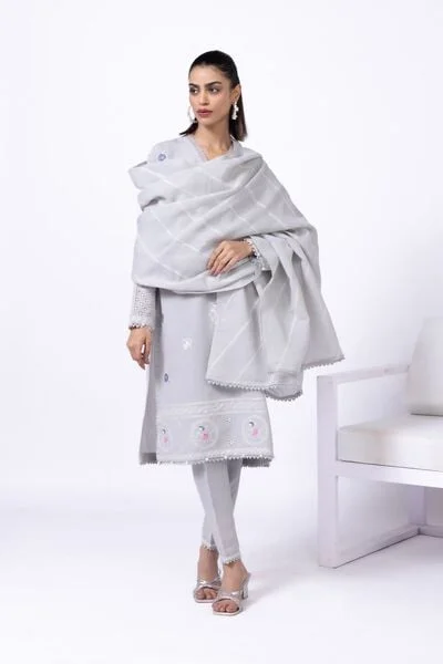 Embroidered Cotton Reflex Pants - EIB245325-VG_MULTI