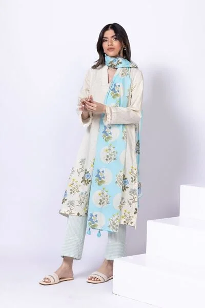 Printed Cambric Pants - 25-01E09-01BA-VG_MULTI