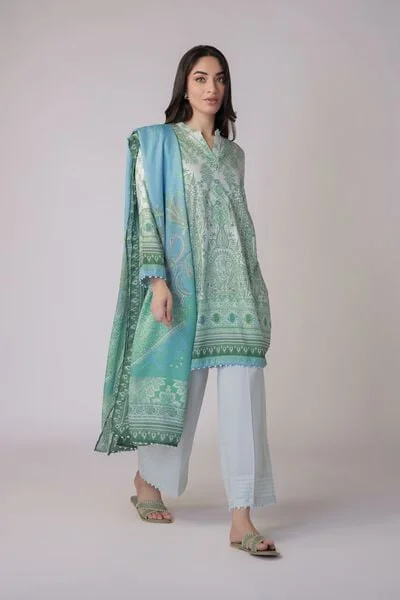 Dyed Cotton Dobby Pants - DDNN05AB-VG_MULTI