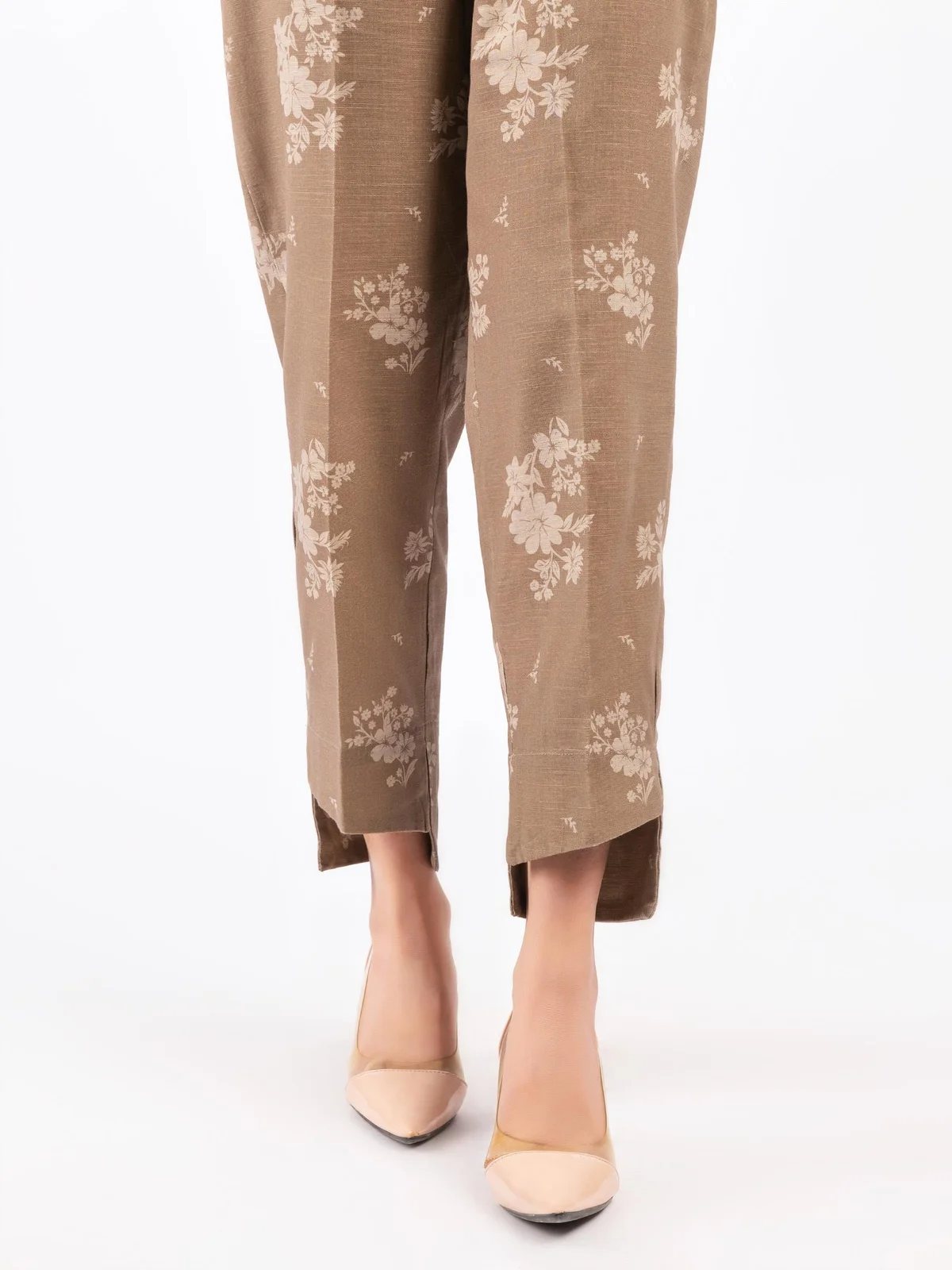 Slub Khaddar Trousers (Pret)