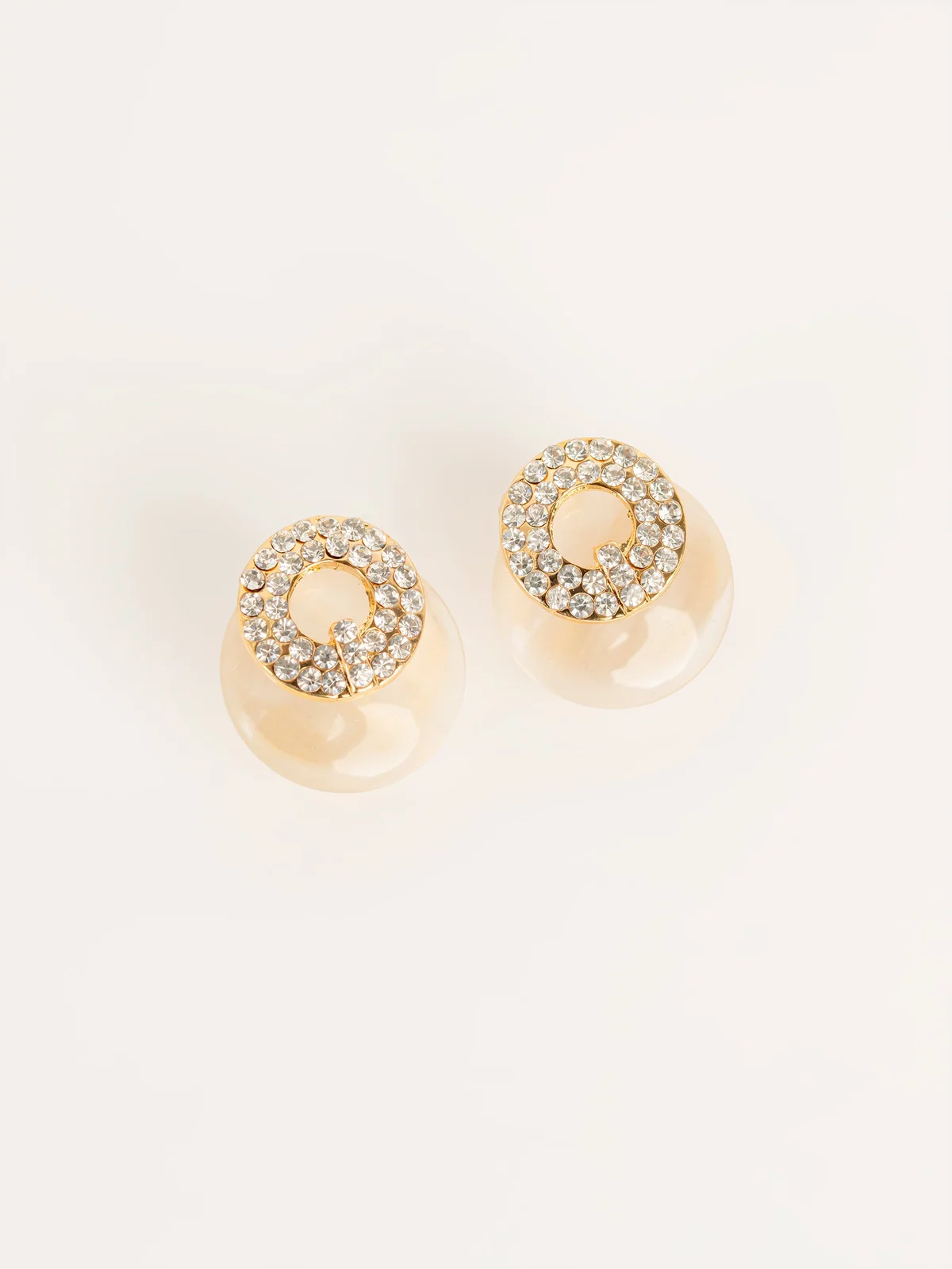 Acrylic Dome Earrings