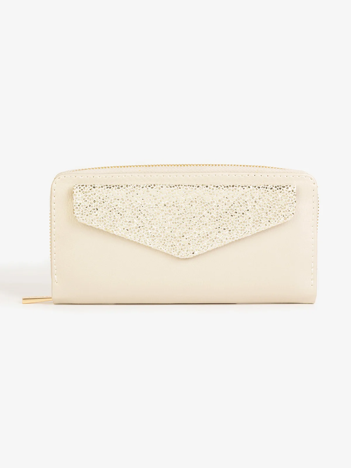 Two-tone Glitter Wallet