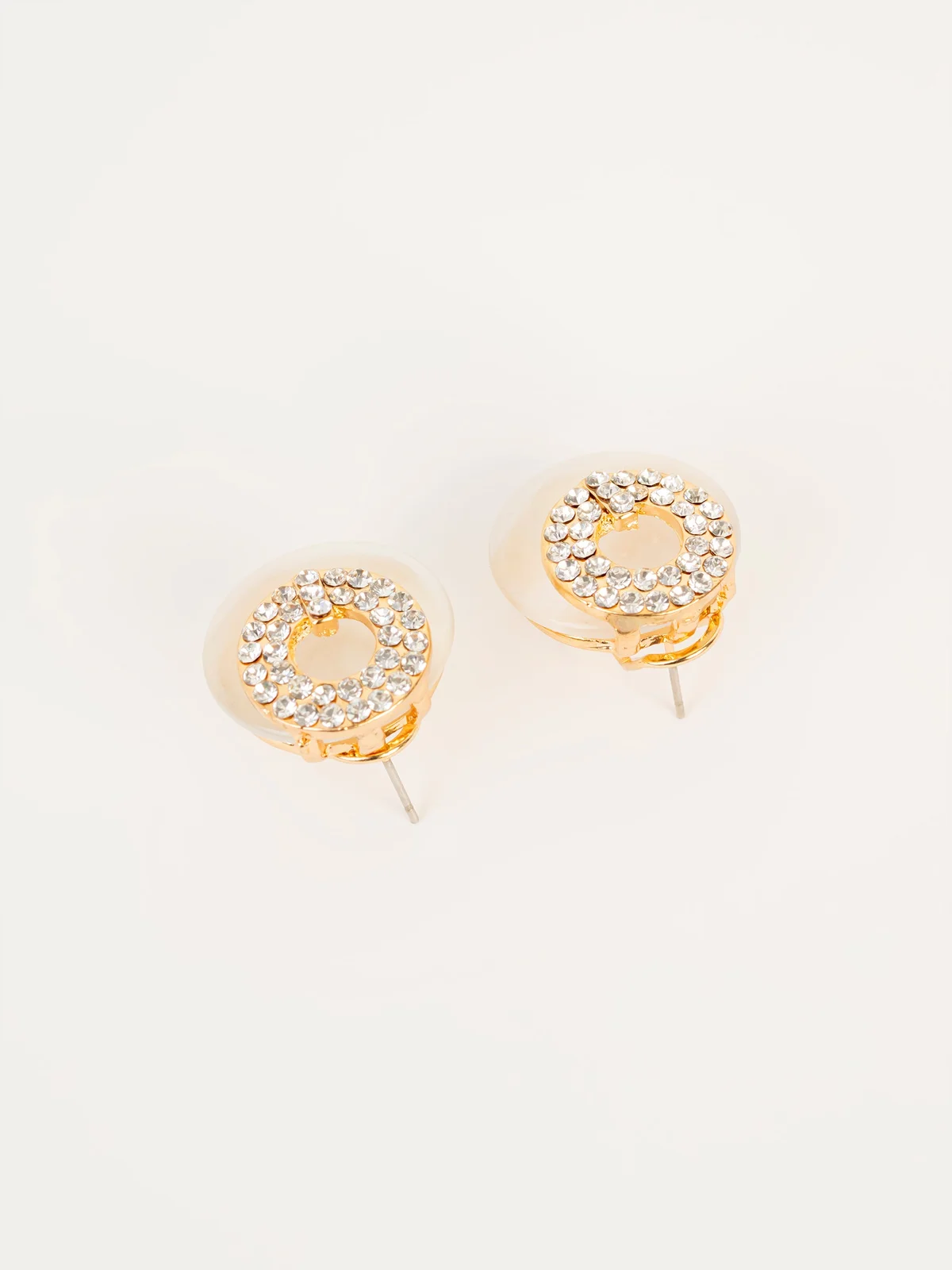 Acrylic Dome Earrings - view 2
