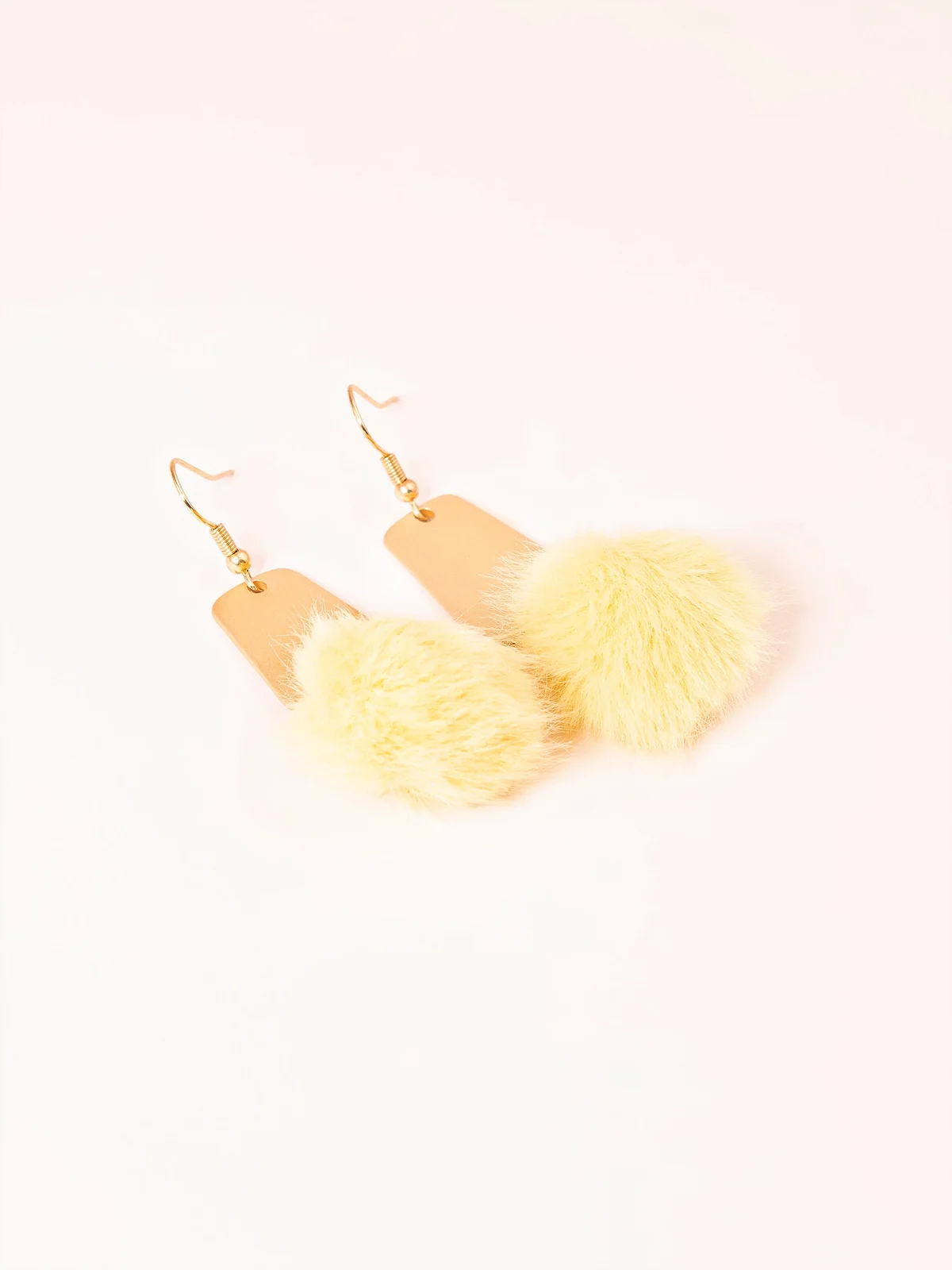 Pompom Drop Earrings