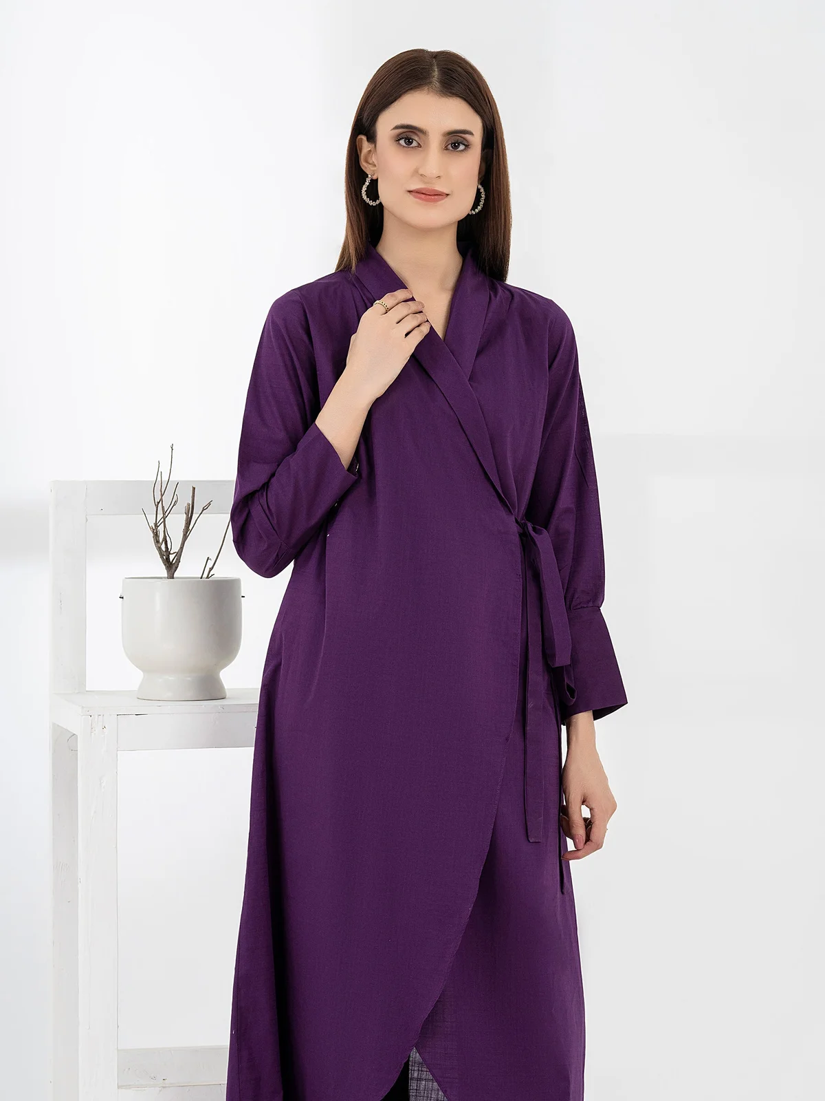 Lawn Cardigan-Dyed (Pret) - view 4