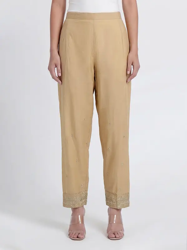 Cambric Trousers- Embroidered (Pret)