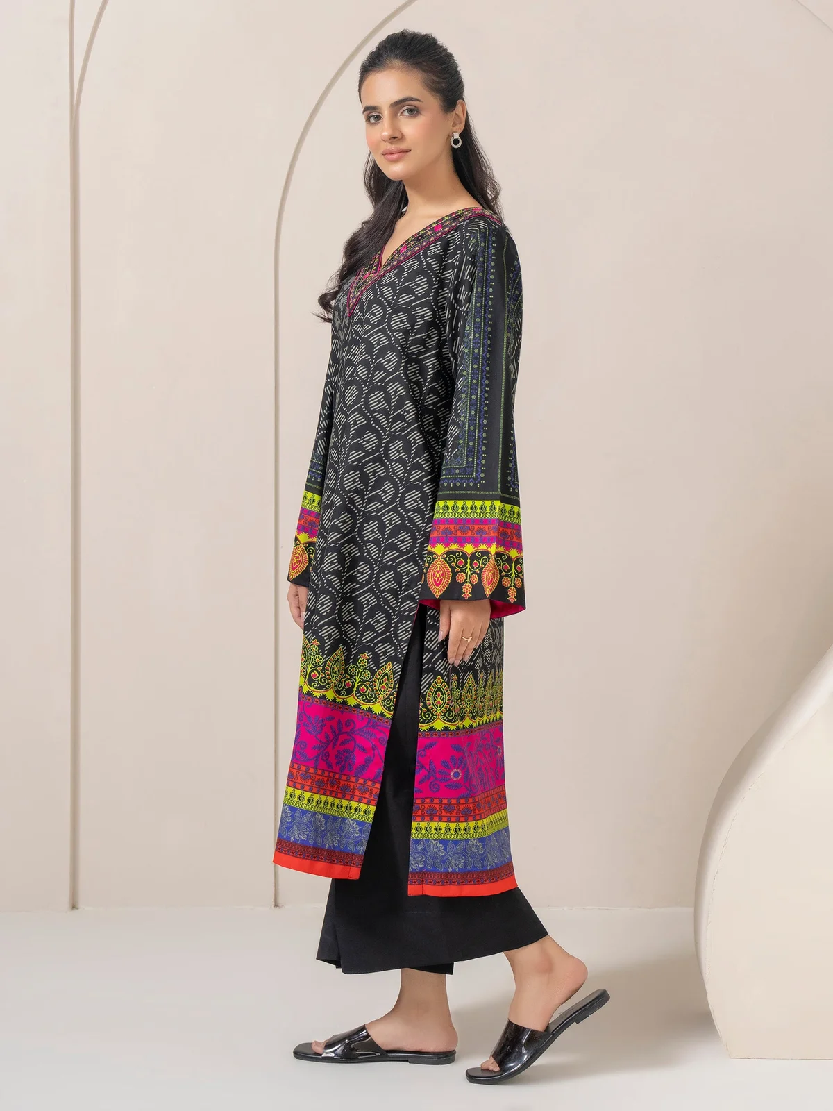 Cambric Shirt-Embroidered (Pret) - view 4