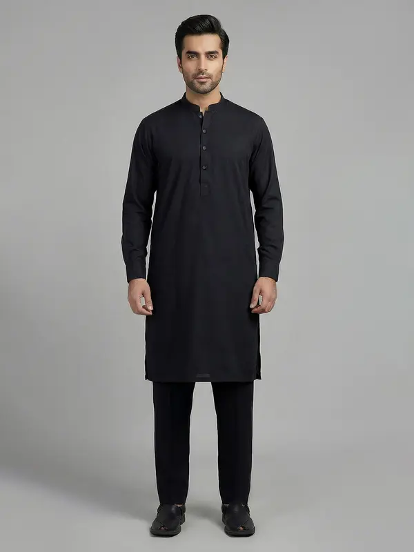 Self Jacquard Suit