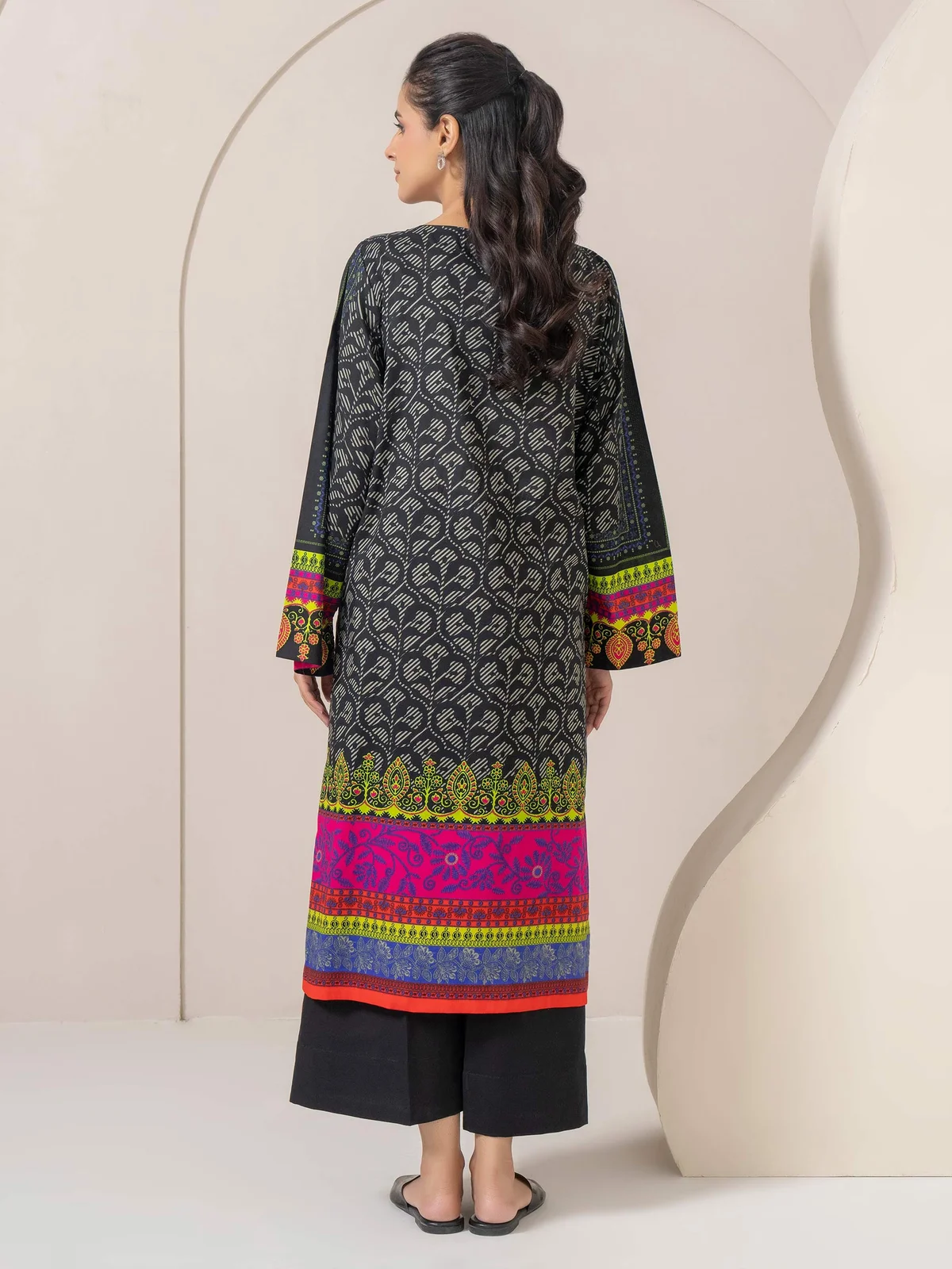 Cambric Shirt-Embroidered (Pret) - view 5