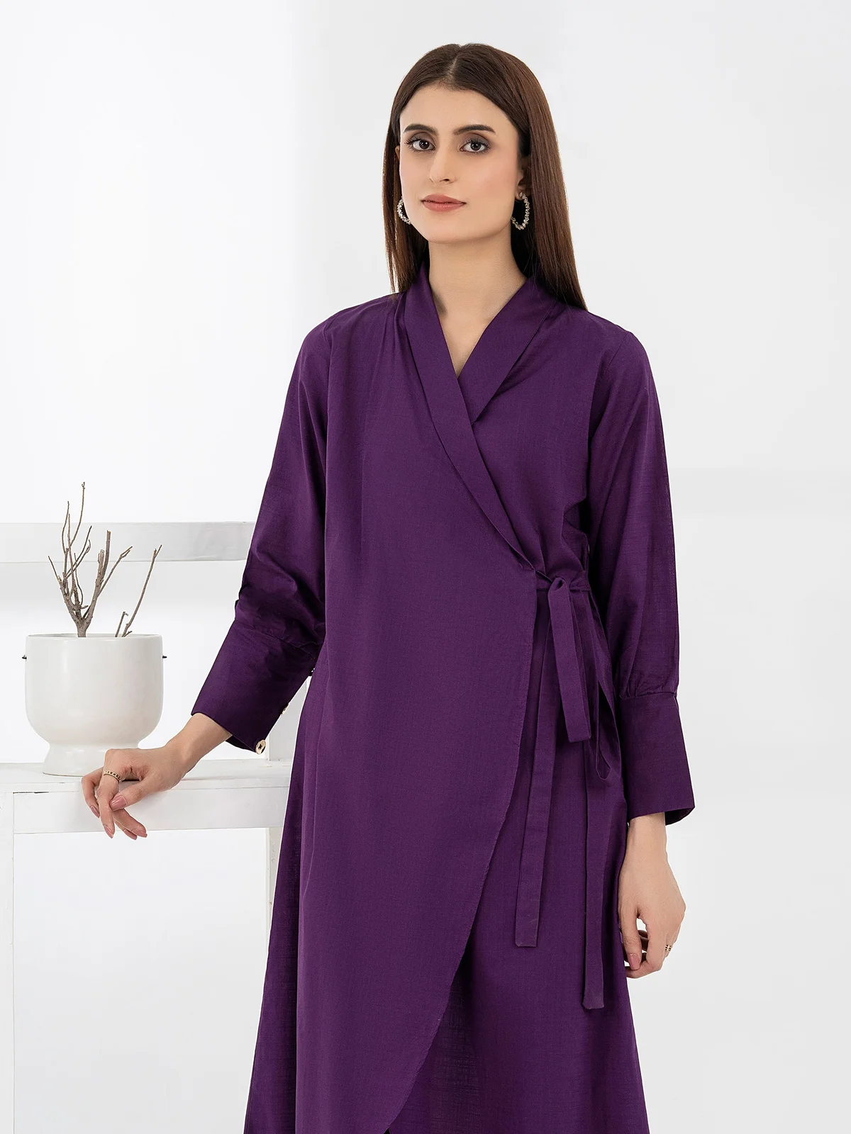 Lawn Cardigan-Dyed (Pret) - view 2