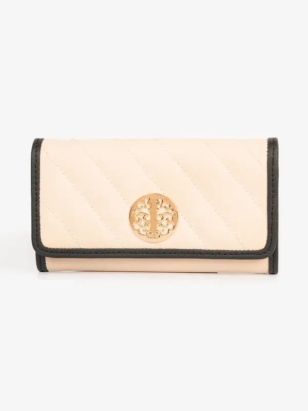 Two-tone Quilted Wallet