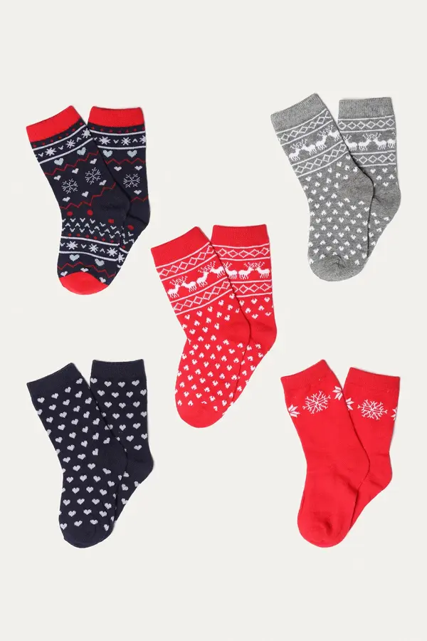 Socks (pack of 5) (GS-158R)