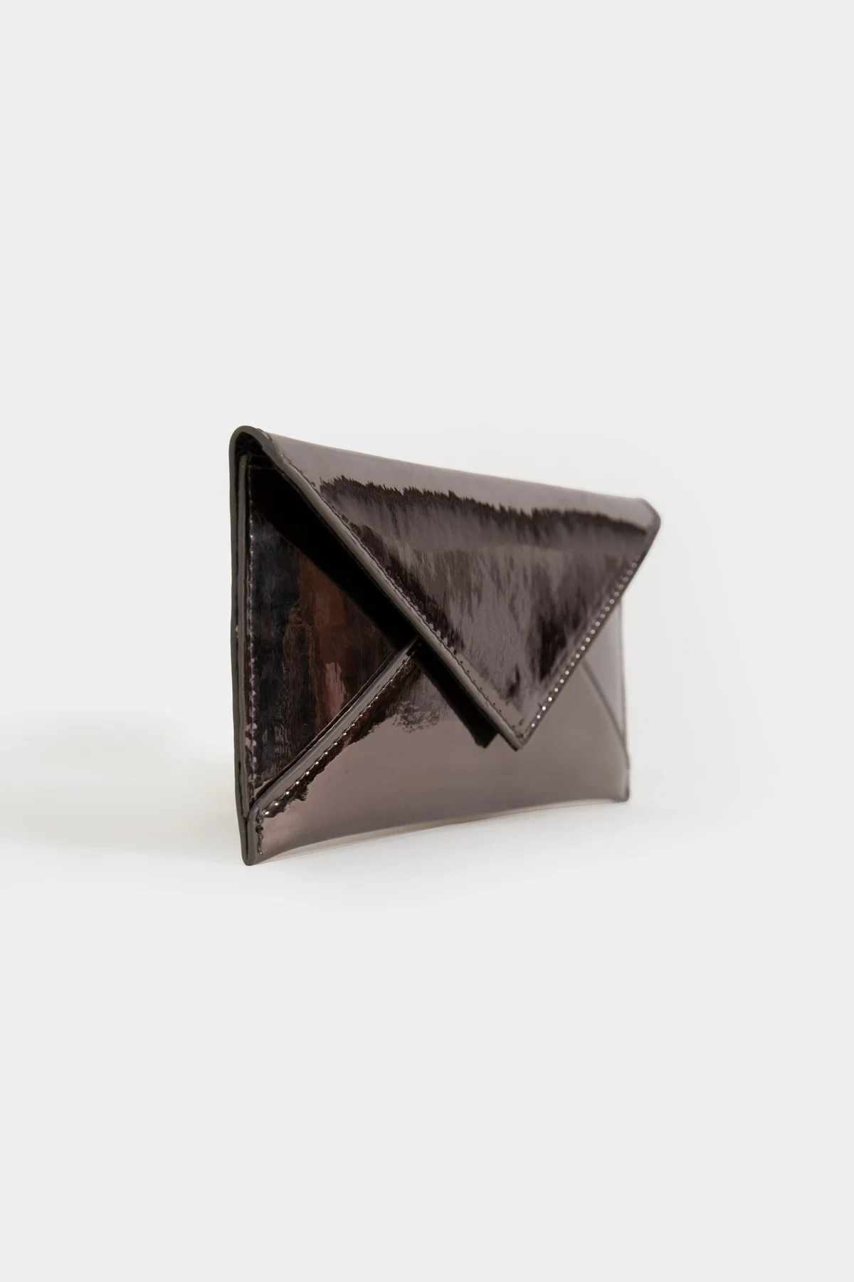 Envelope Wallet With Gold Metallic Finish - view 2