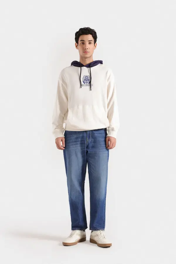 Color-Block Graphic Hoodie