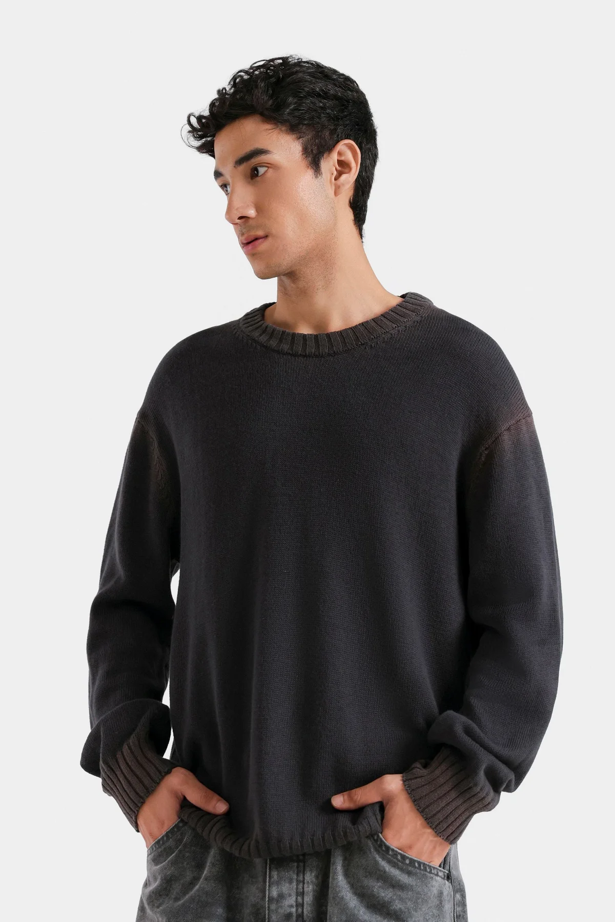 Washed-Out Sweater - view 2