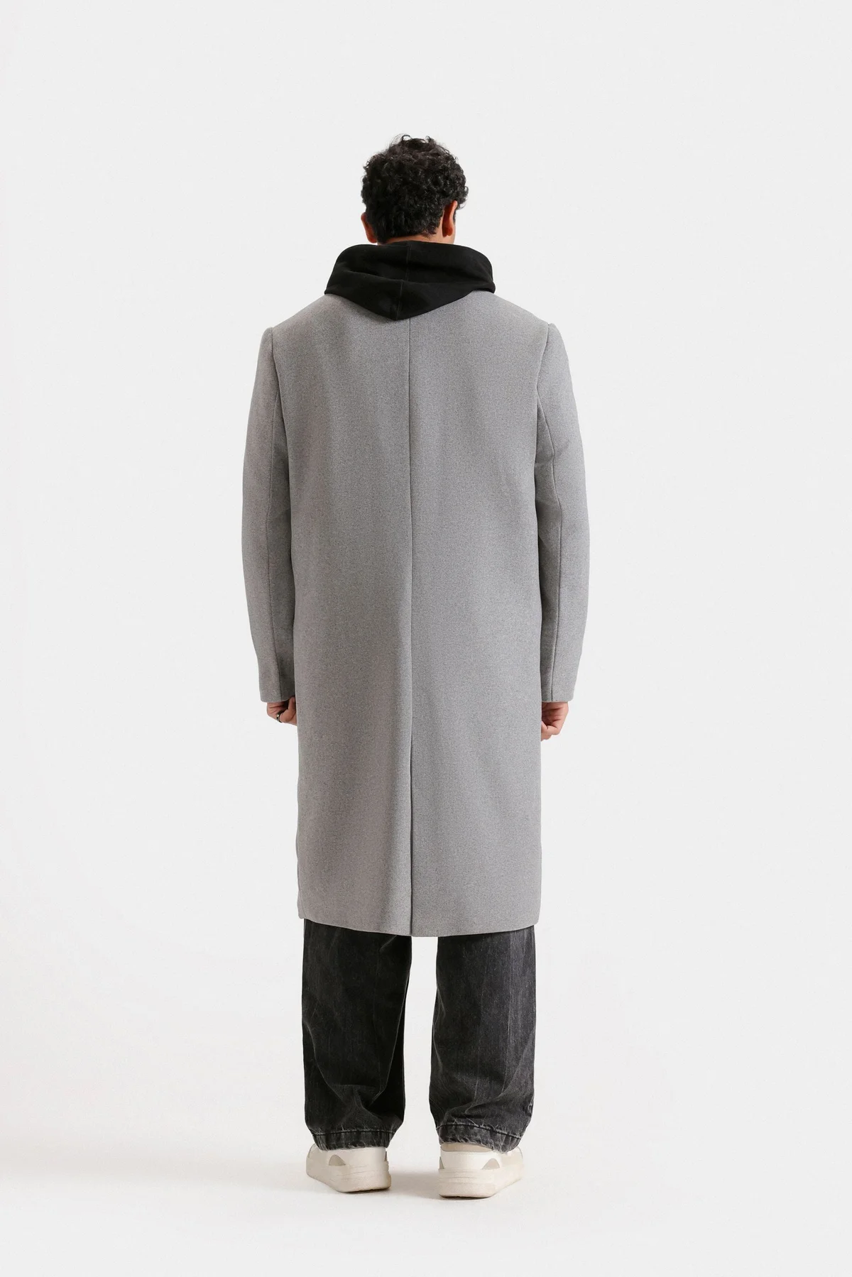 Wool Blend Long Coat - view 4