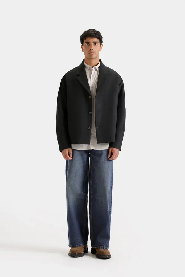 Notched Collar Blazer