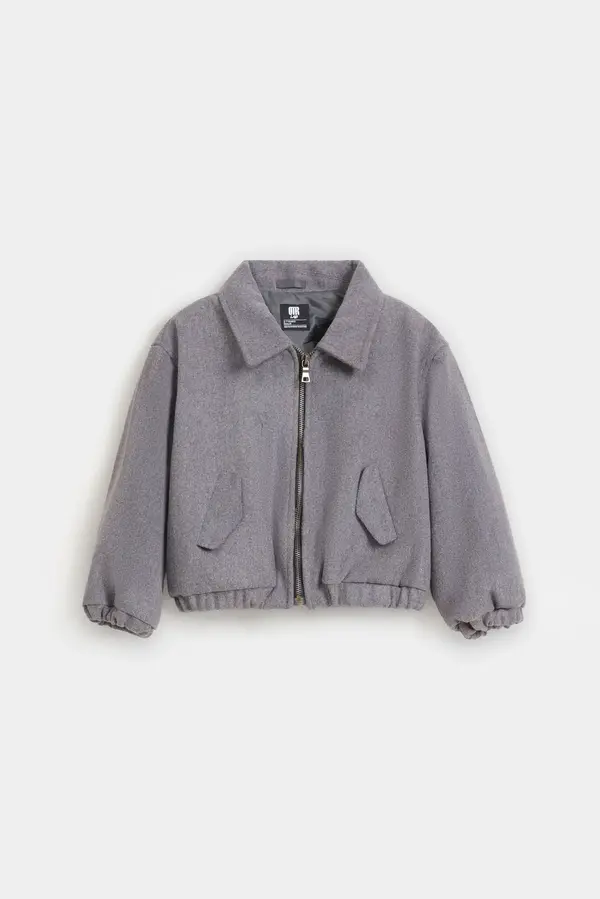 Woolen Bomber Jacket