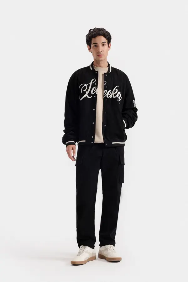 Varsity Suede Jacket