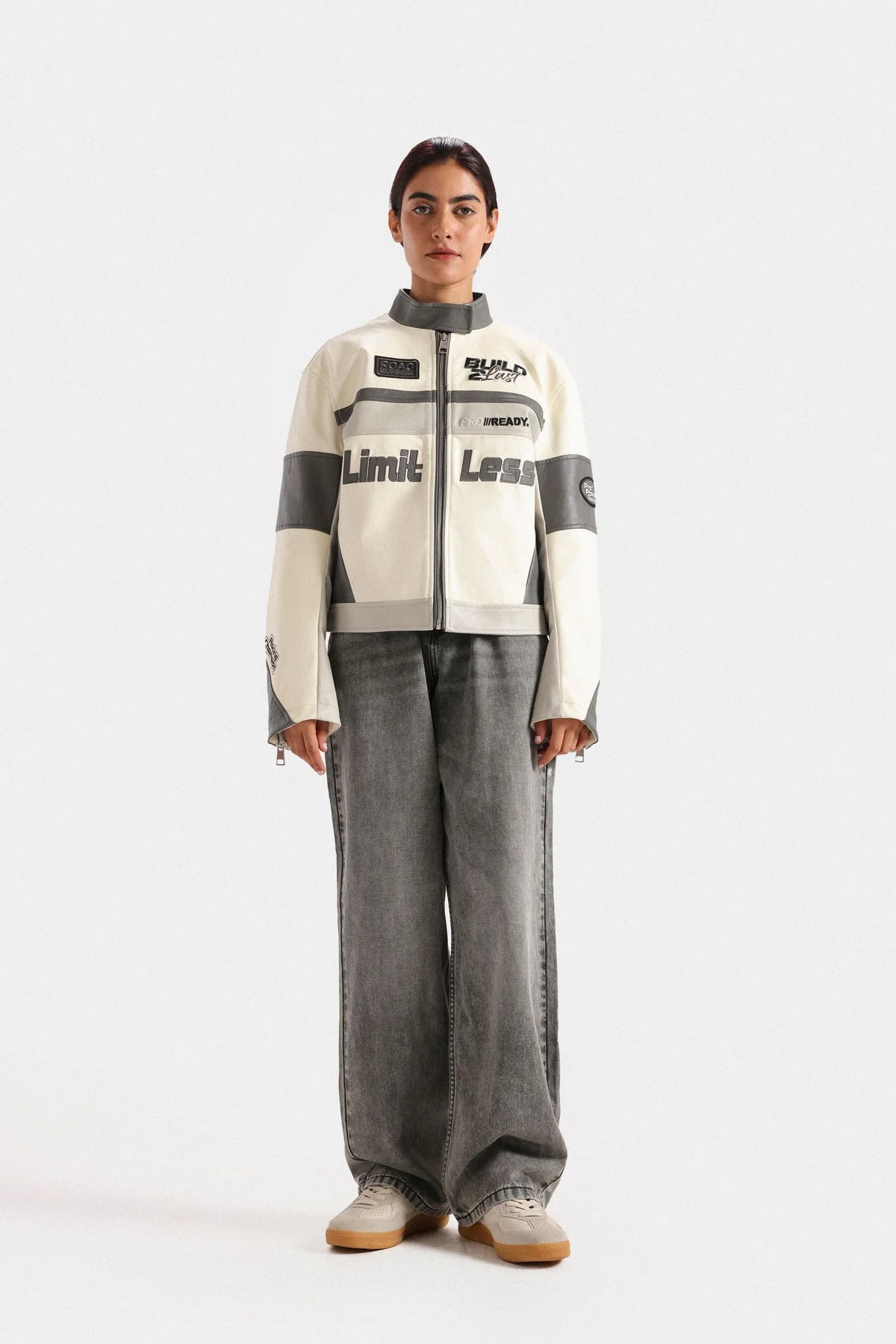 Faux Leather Biker Jacket