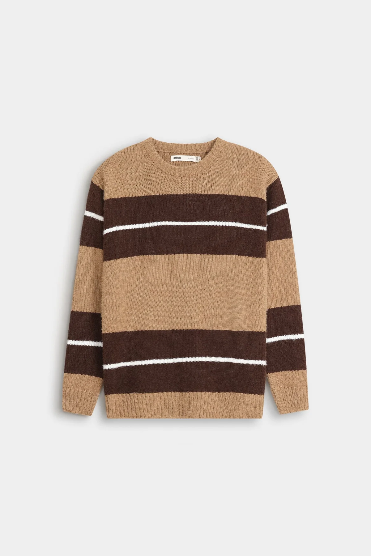 Knitted Striped Sweater - view 5