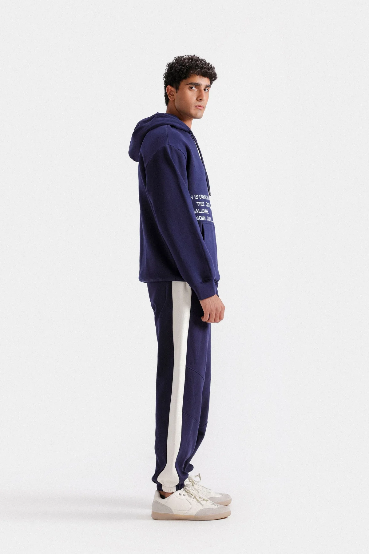 Slogan Print Hoodie - view 3