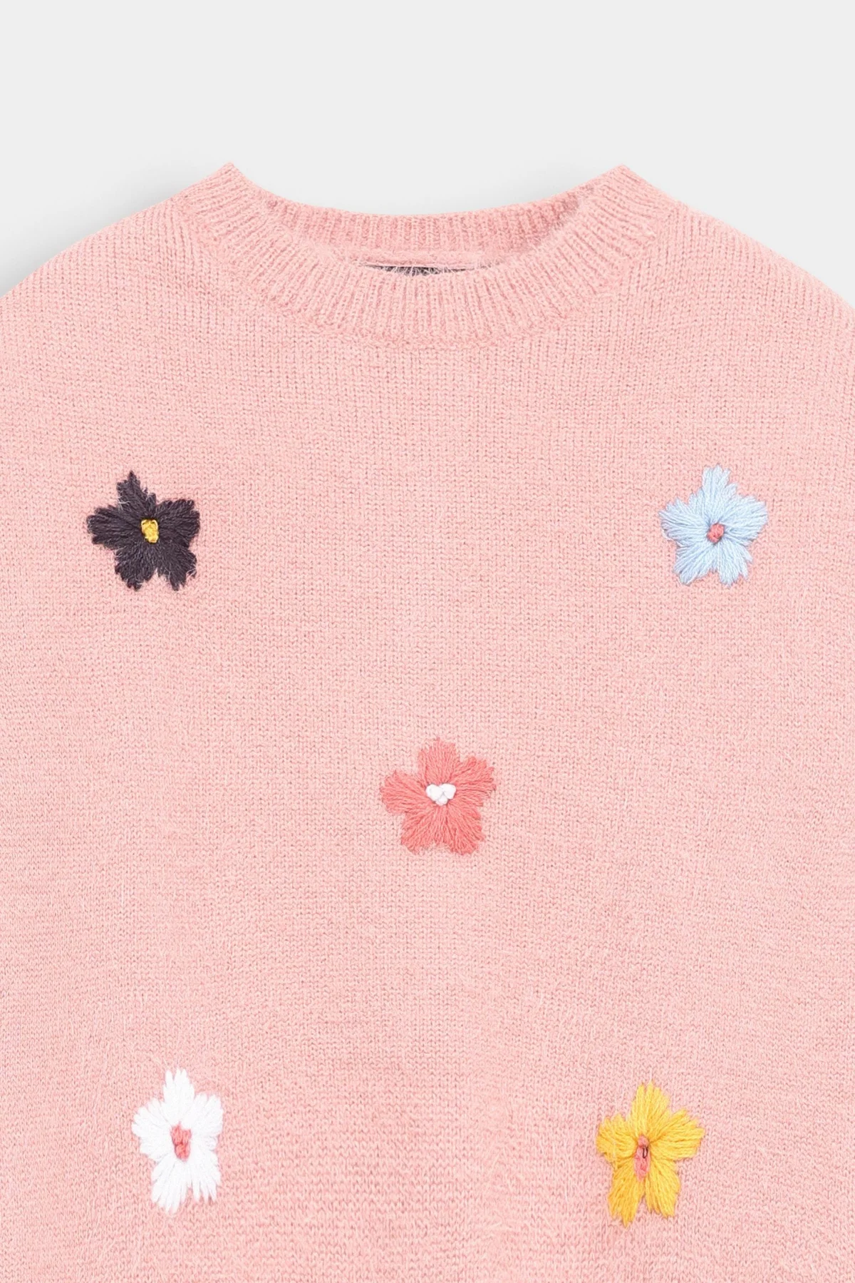 Embroidered Knitted Sweater - view 2