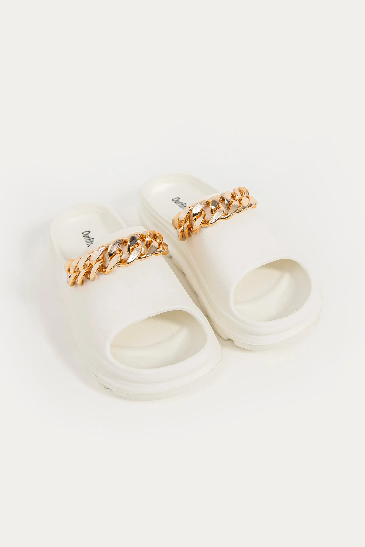 Rubberised Slide With Chunky Chain - view 2