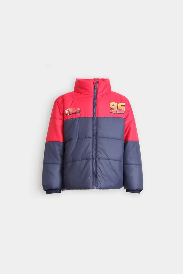 Color Block Puffer Jacket