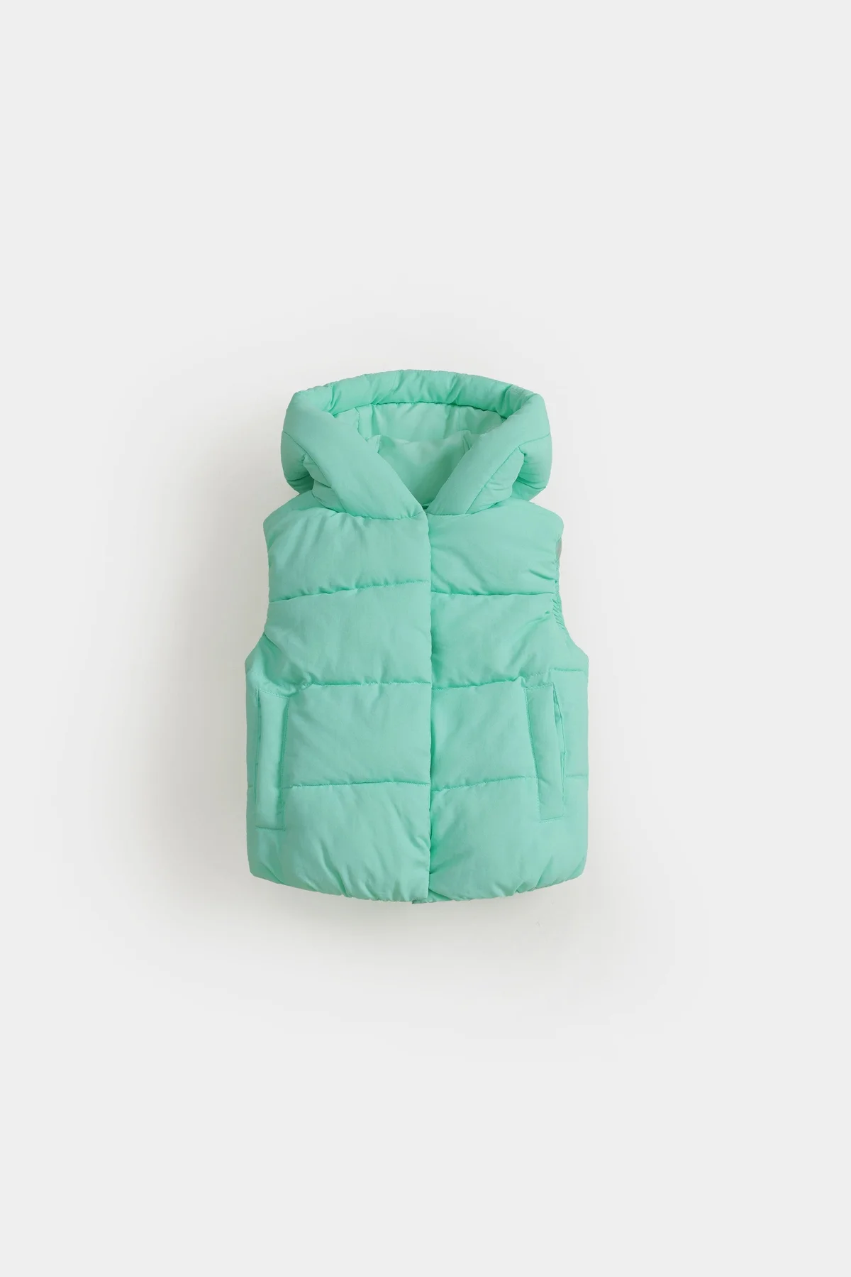 Sleeveless Gilet Jacket With Hood - view 4