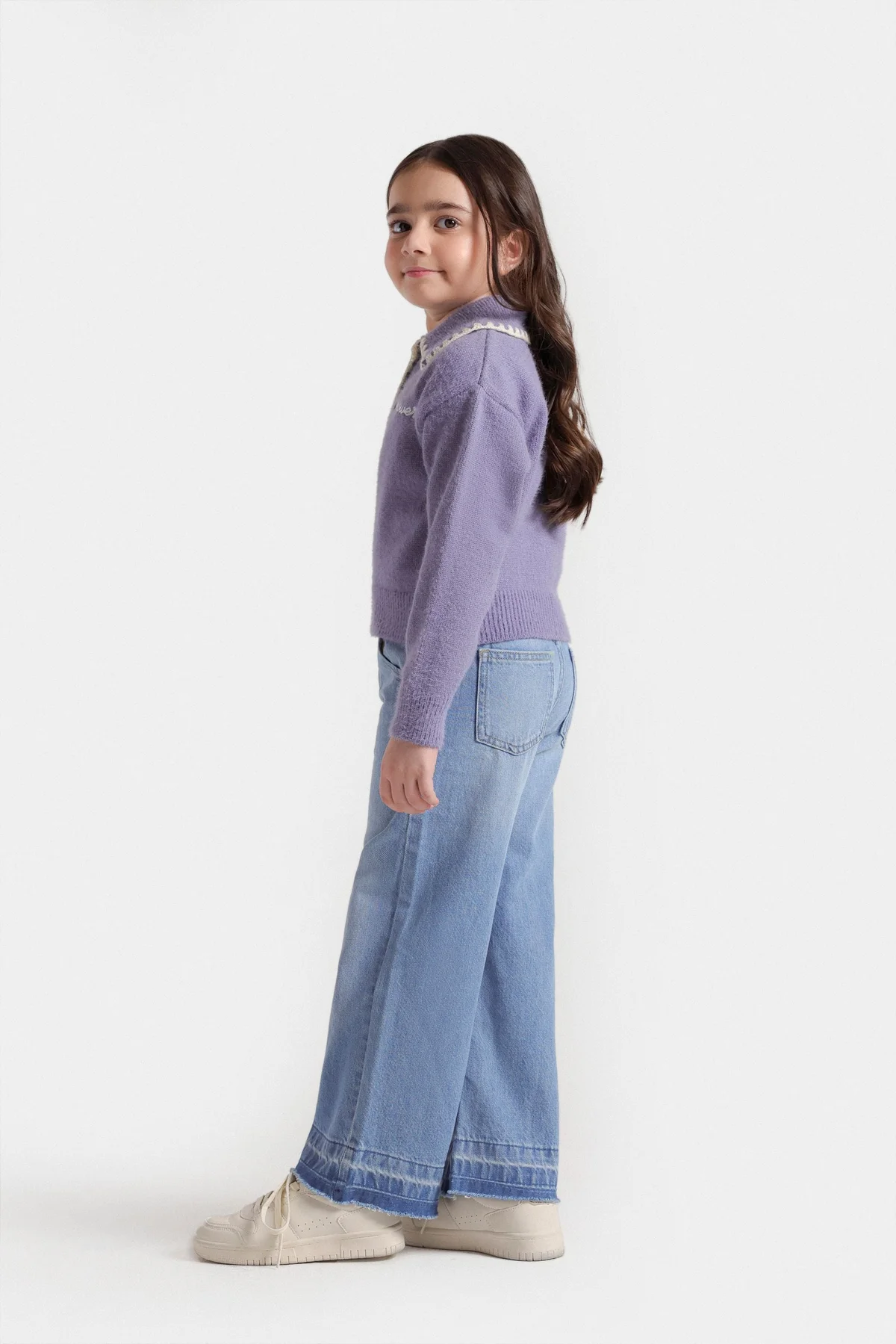 Embroidered Polo Sweater - view 5