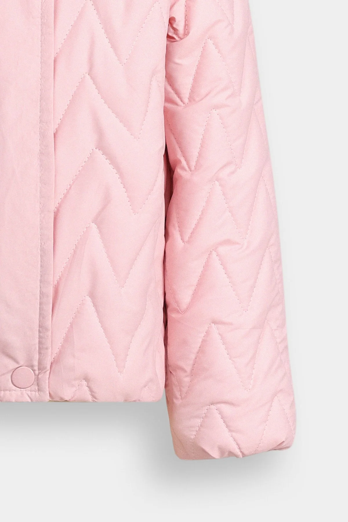 Quilted Puffer Jacket With Hood - view 2