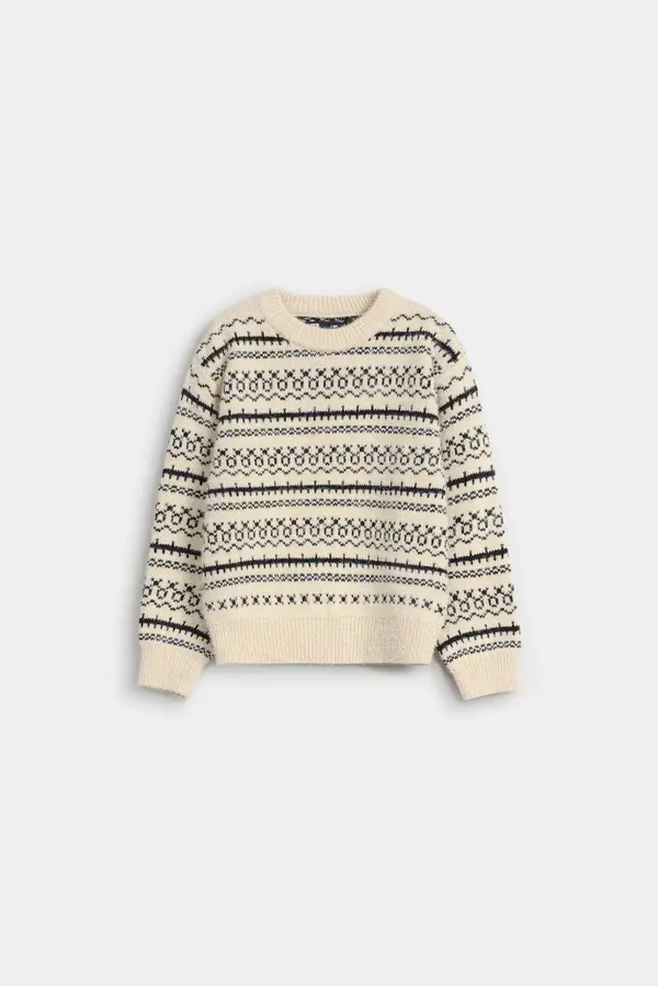 Knitted Jacquard Sweater