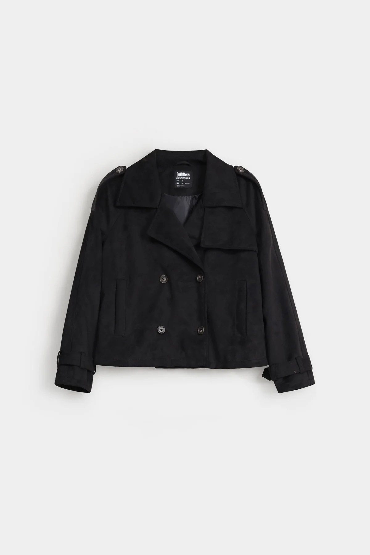 Super Cropped Suede Jacket - view 5