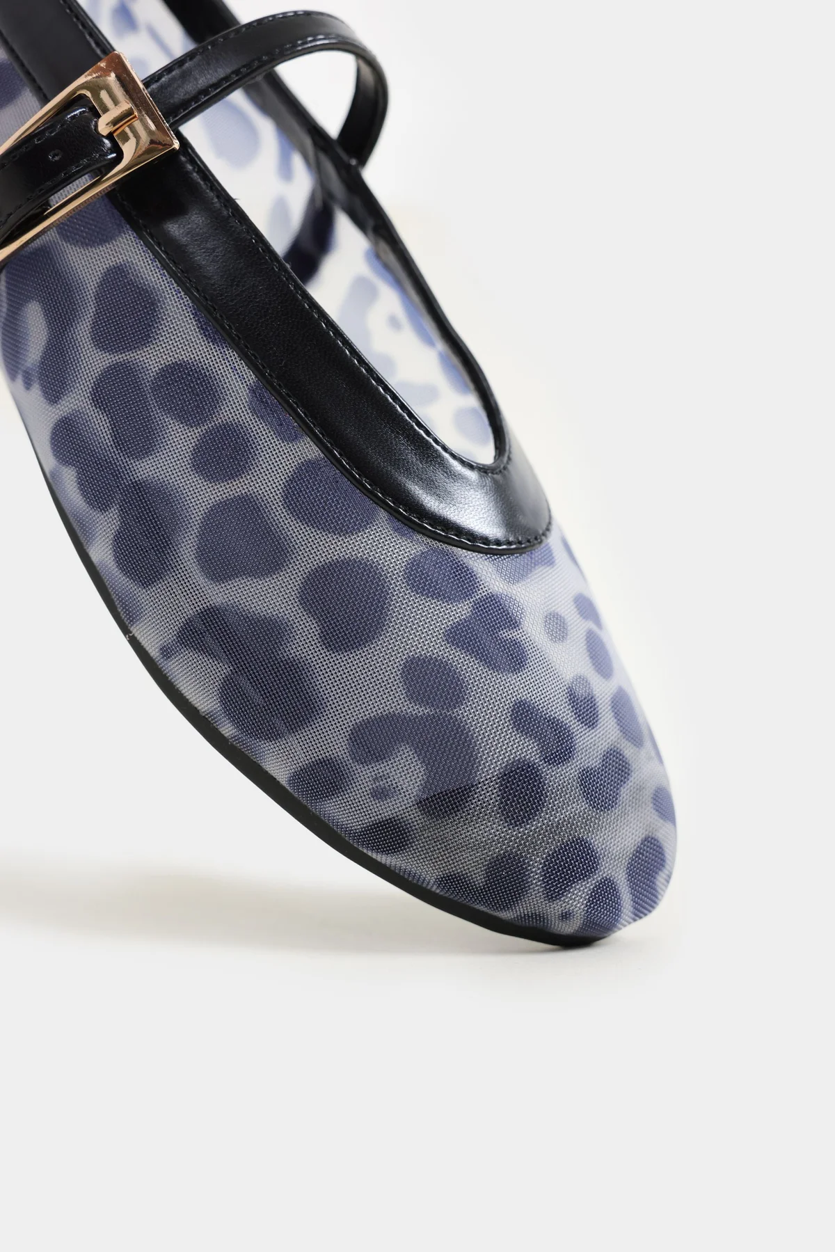Leopard Mesh Mary Jane - view 2