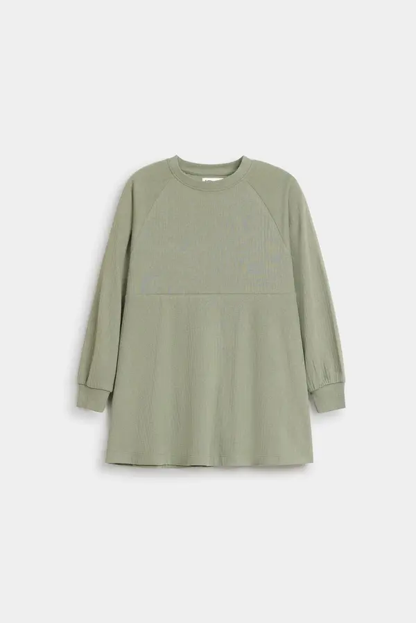 Basic Raglan Sleeves Dress