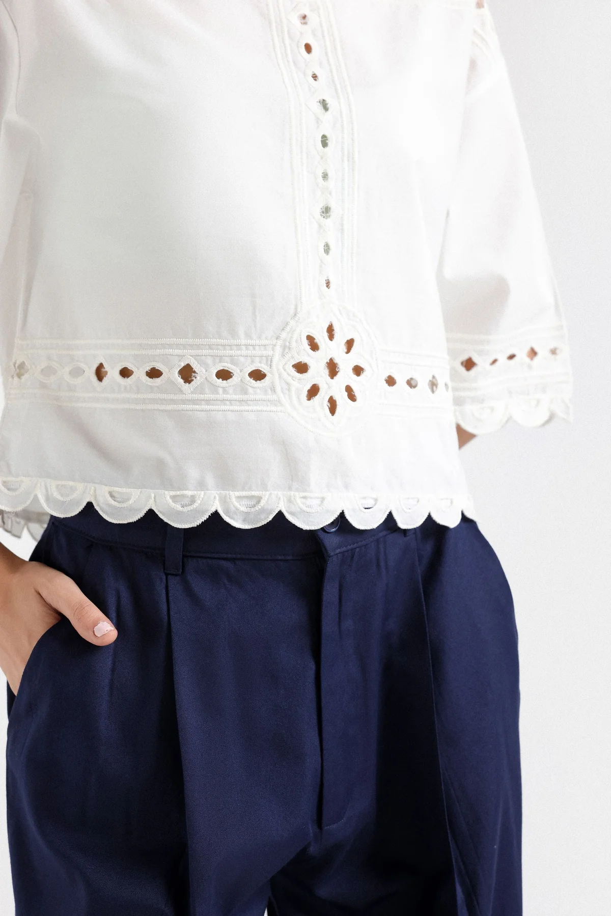 Pleated Wide Leg Pants - view 2