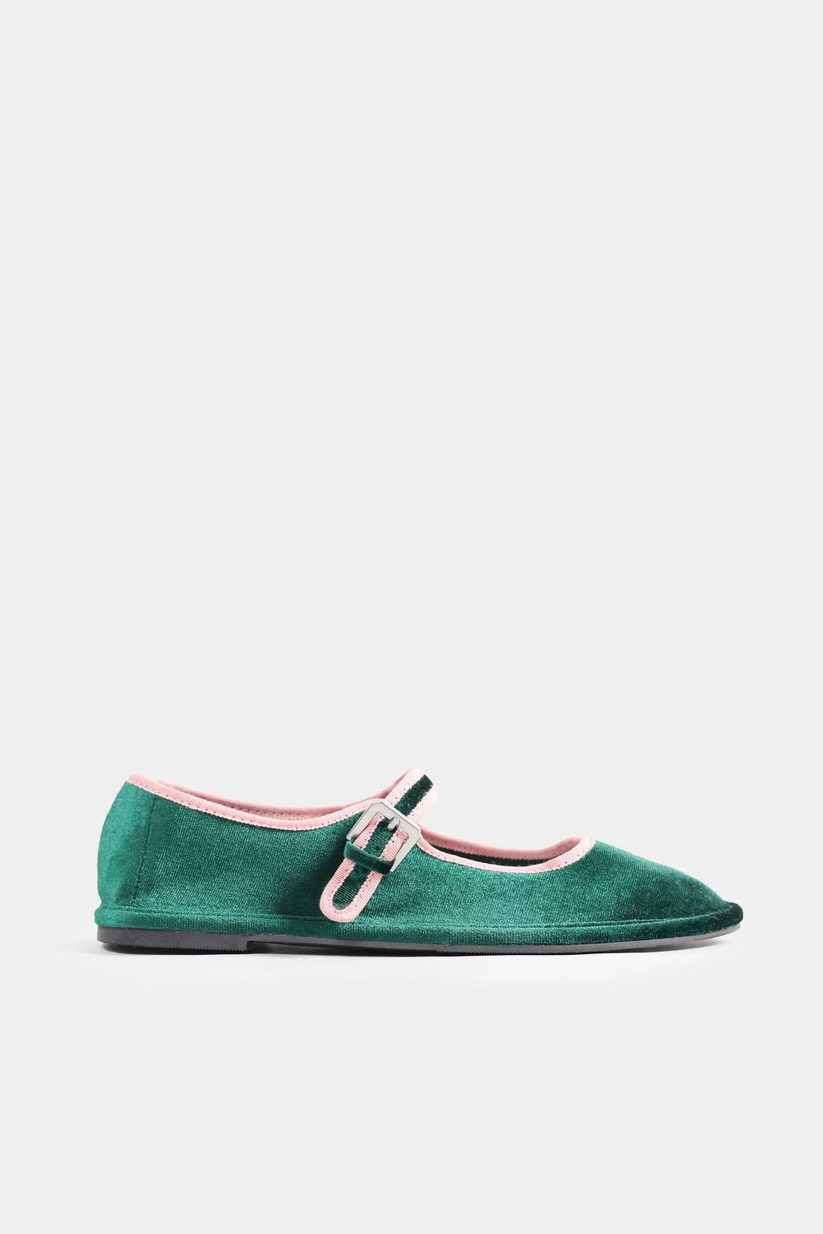 VELVET MARY JANE PUMPS