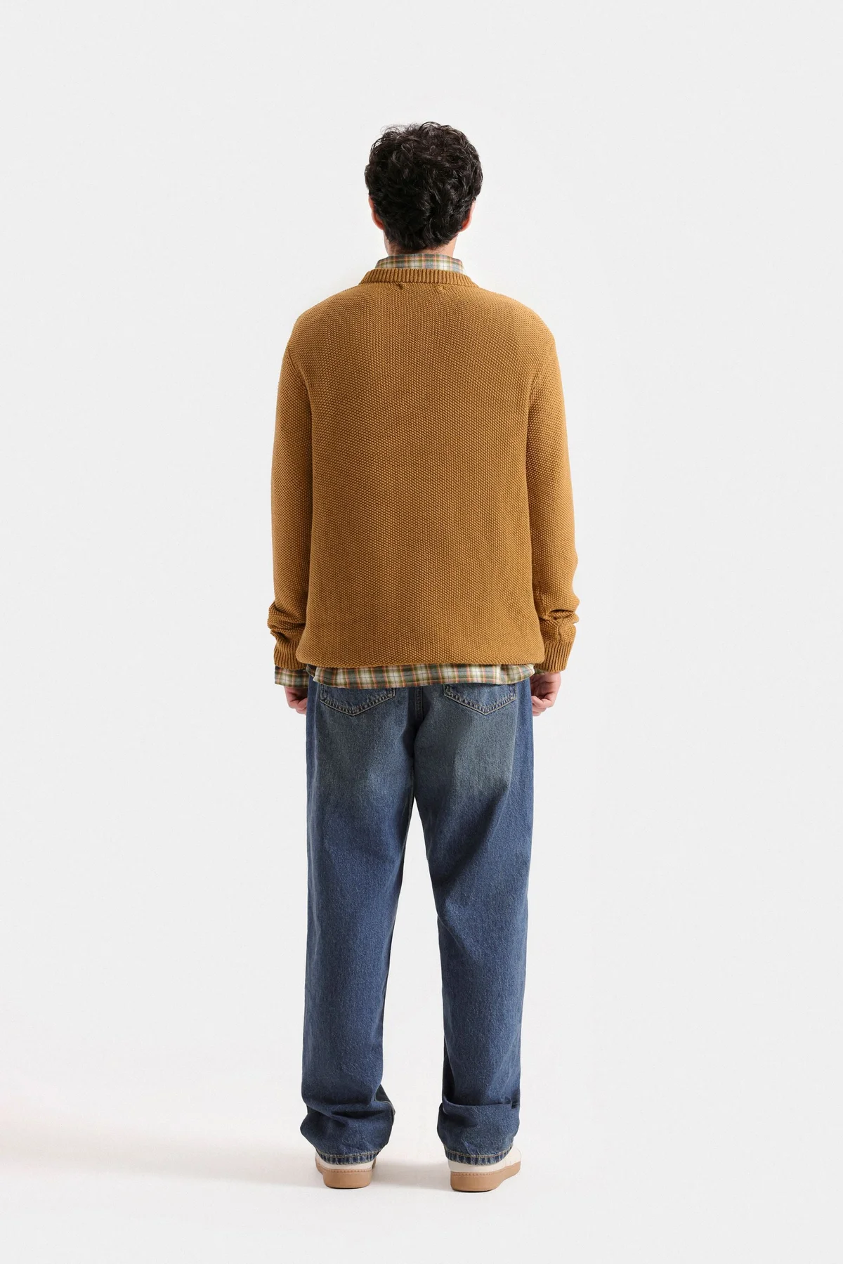 Basic Textured Sweater - view 4