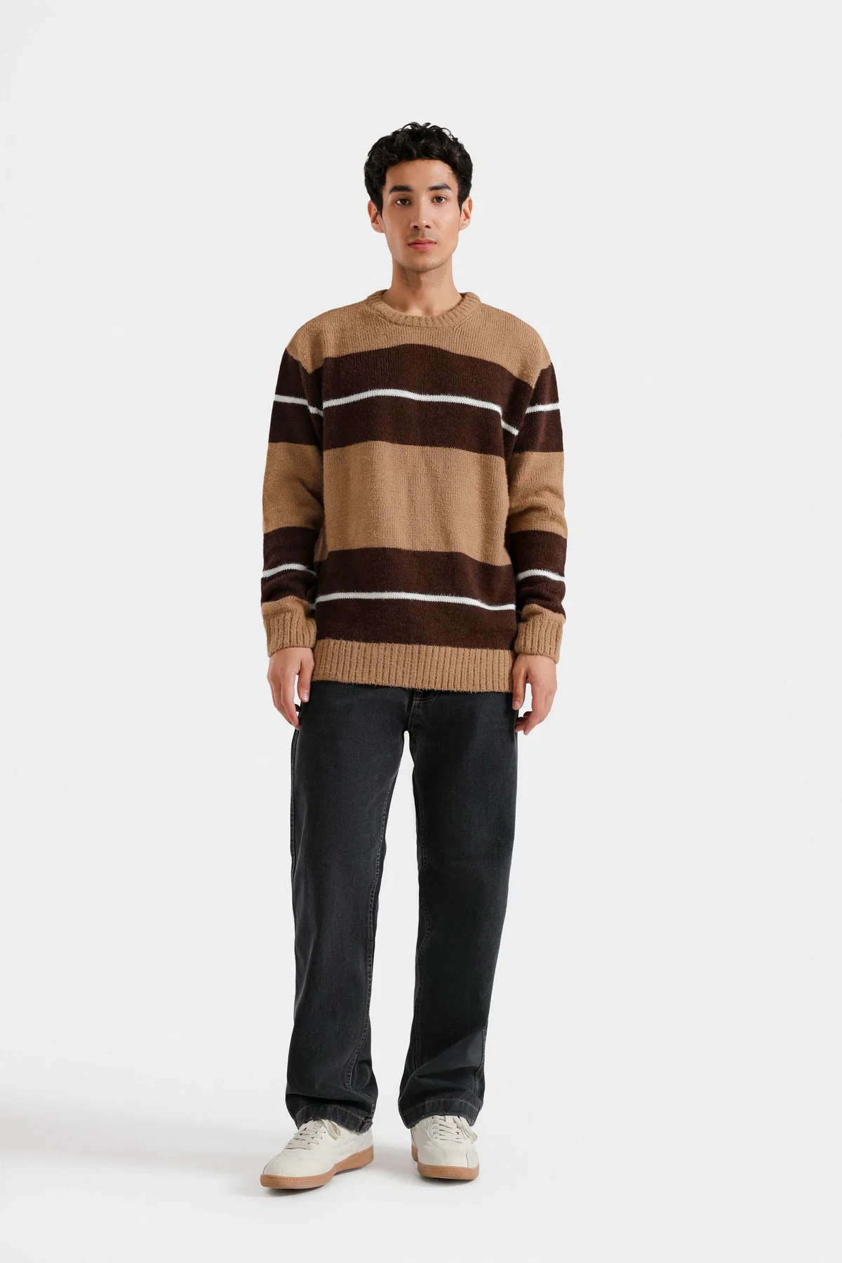 Knitted Striped Sweater