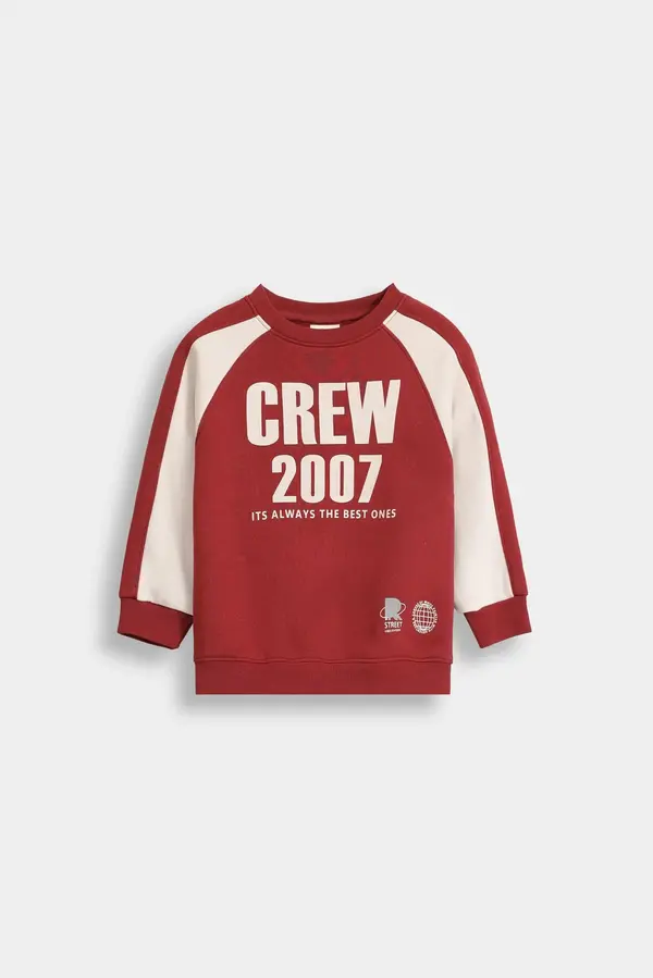 Color-Block Graphic Sweatshirt